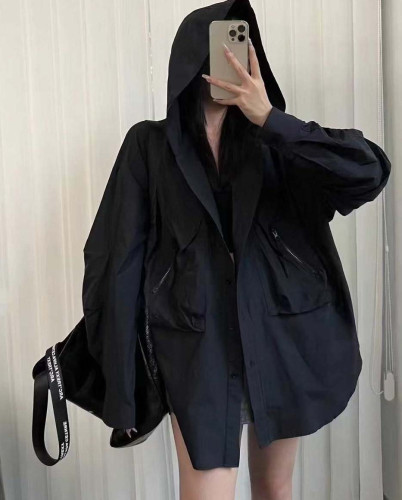 #로에베 [ L*EWE ] 수입 페이스 포켓 후드 셔츠 점퍼  입고💢 #여성상의 #셔츠형자켓