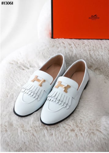 🔆 [HERMES] 에르메스 수입고퀄 여성 로얄 로퍼 화이트 🔆