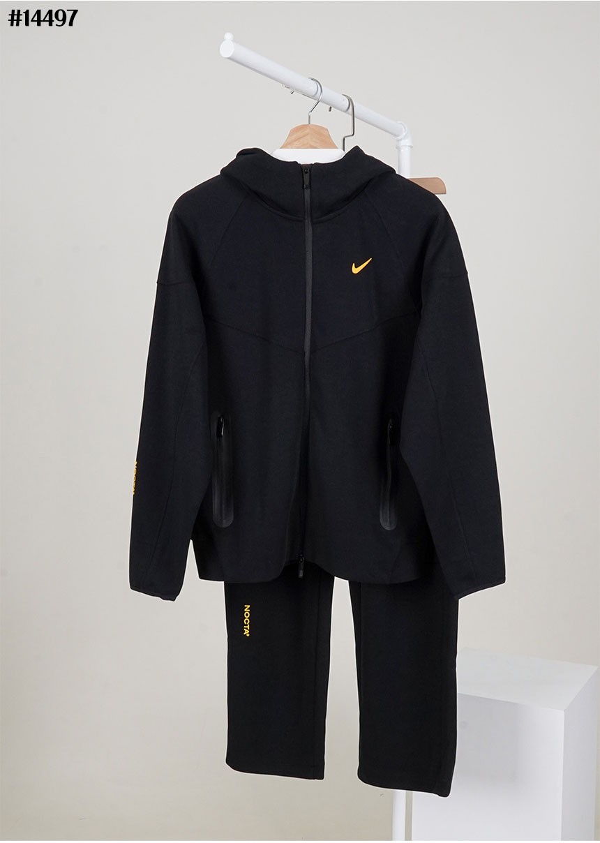 🍀 [NIKE] 나이키 X 녹타 테크 플리스 풀 집업 후드 & 테크 플리스 오픈-햄 팬츠 셋 🍀