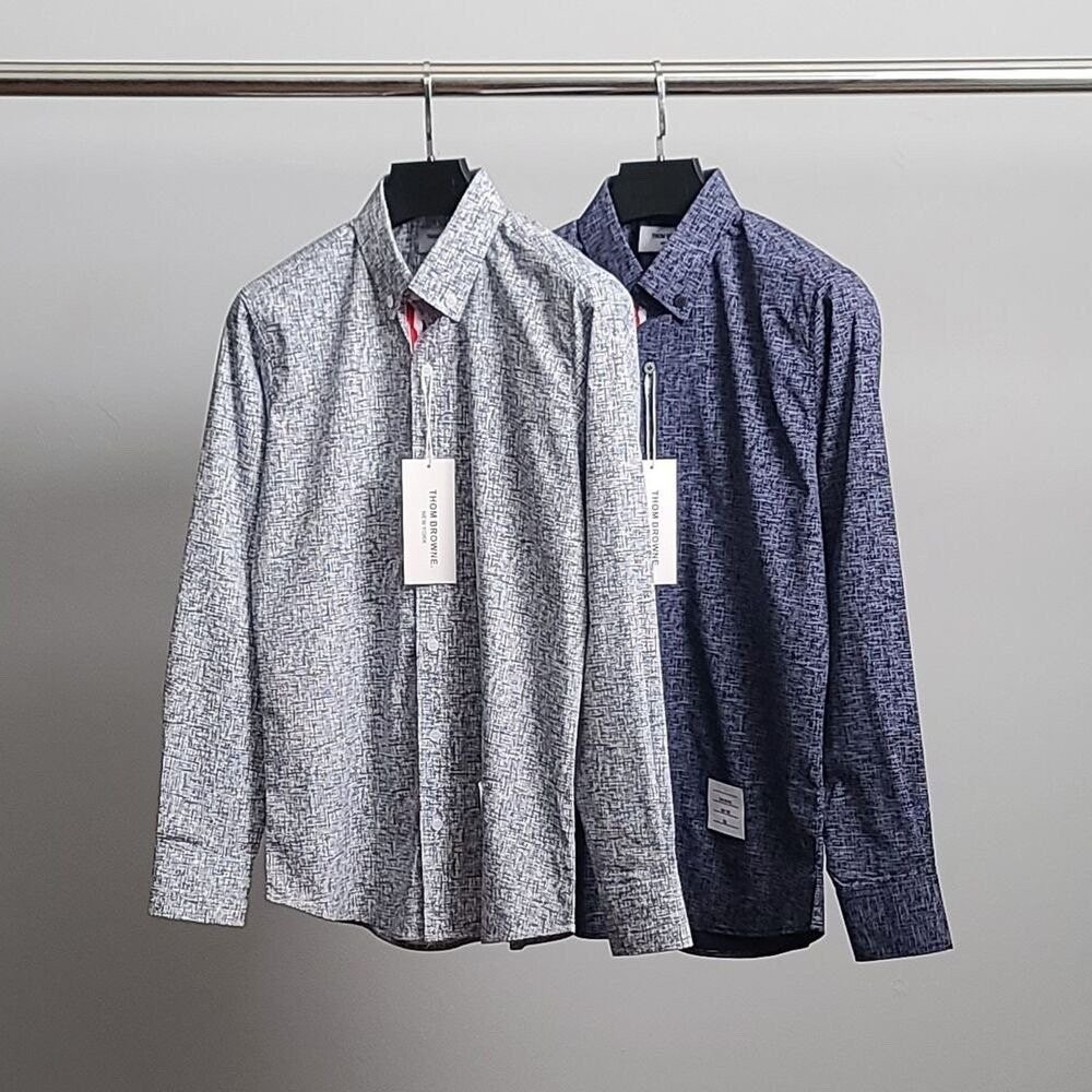 💕 톰* 히든삼선 크랙 셔츠