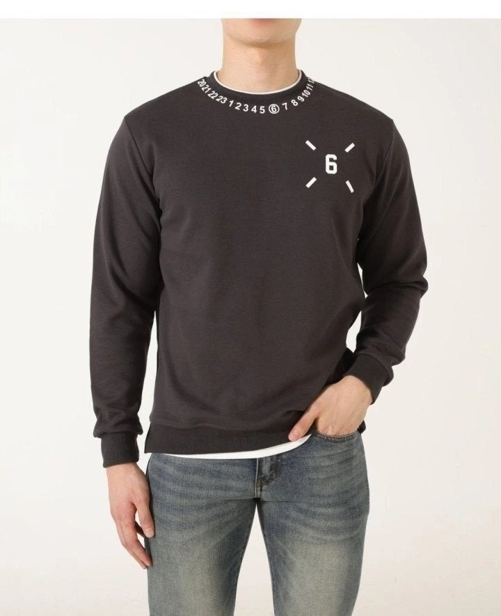 💕 메* 마르지엘라 MM6 크루넥 3D 넘버 레이어드 맨투맨 수입고급