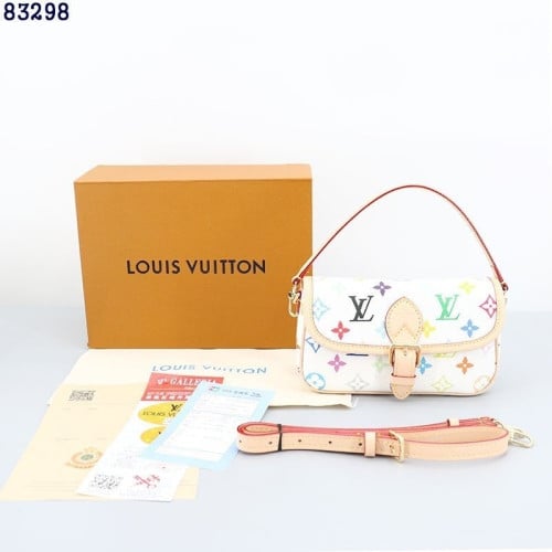 💕 루* x 무라카마 나노 다이앤 미니백 (화이트)