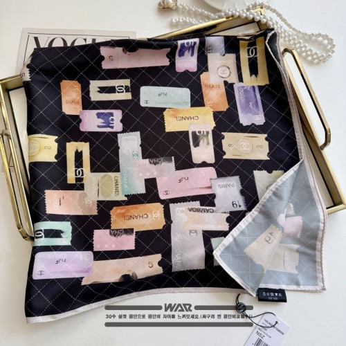 💕 샤* 빈티지 스크래치 사각 스카프