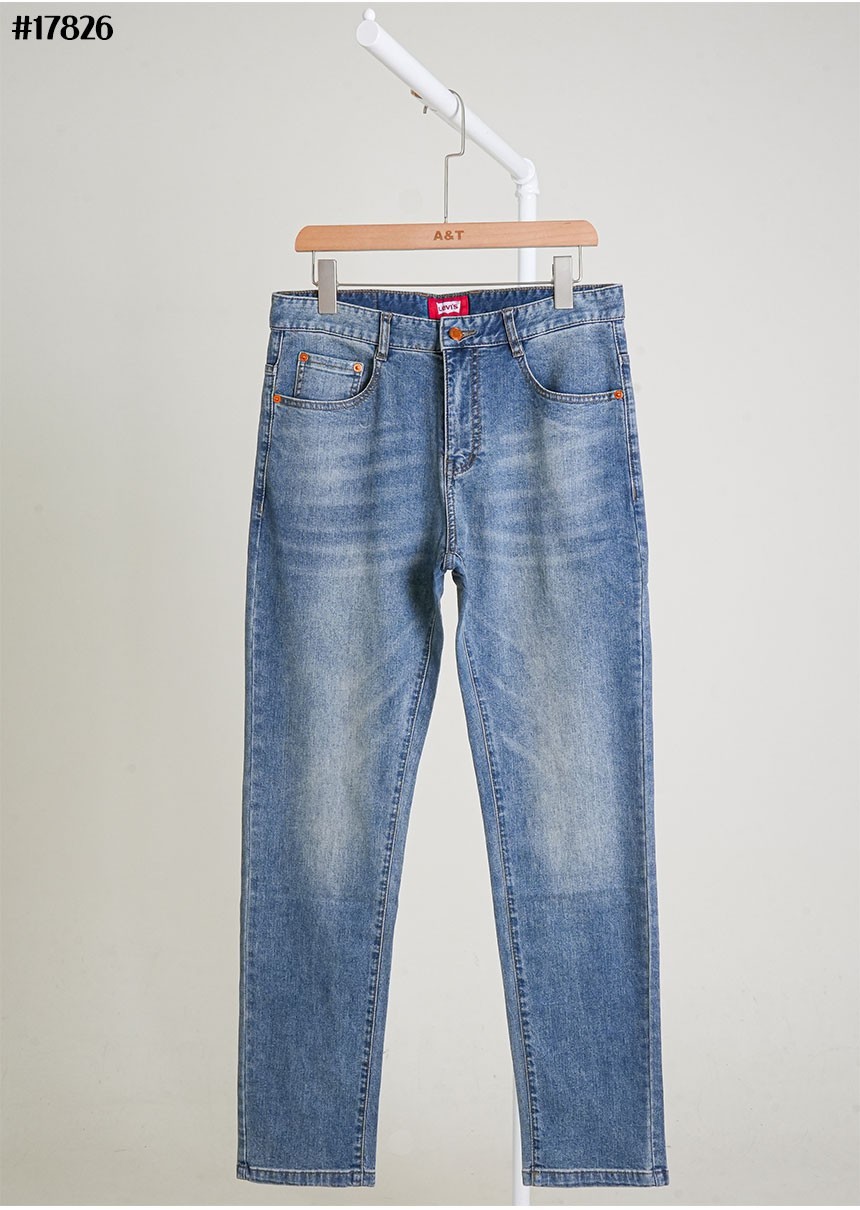 🔆 [LEVI'S] 리바이스 레더 패치 레드 라벨 슬림핏 데님 팬츠 🔆