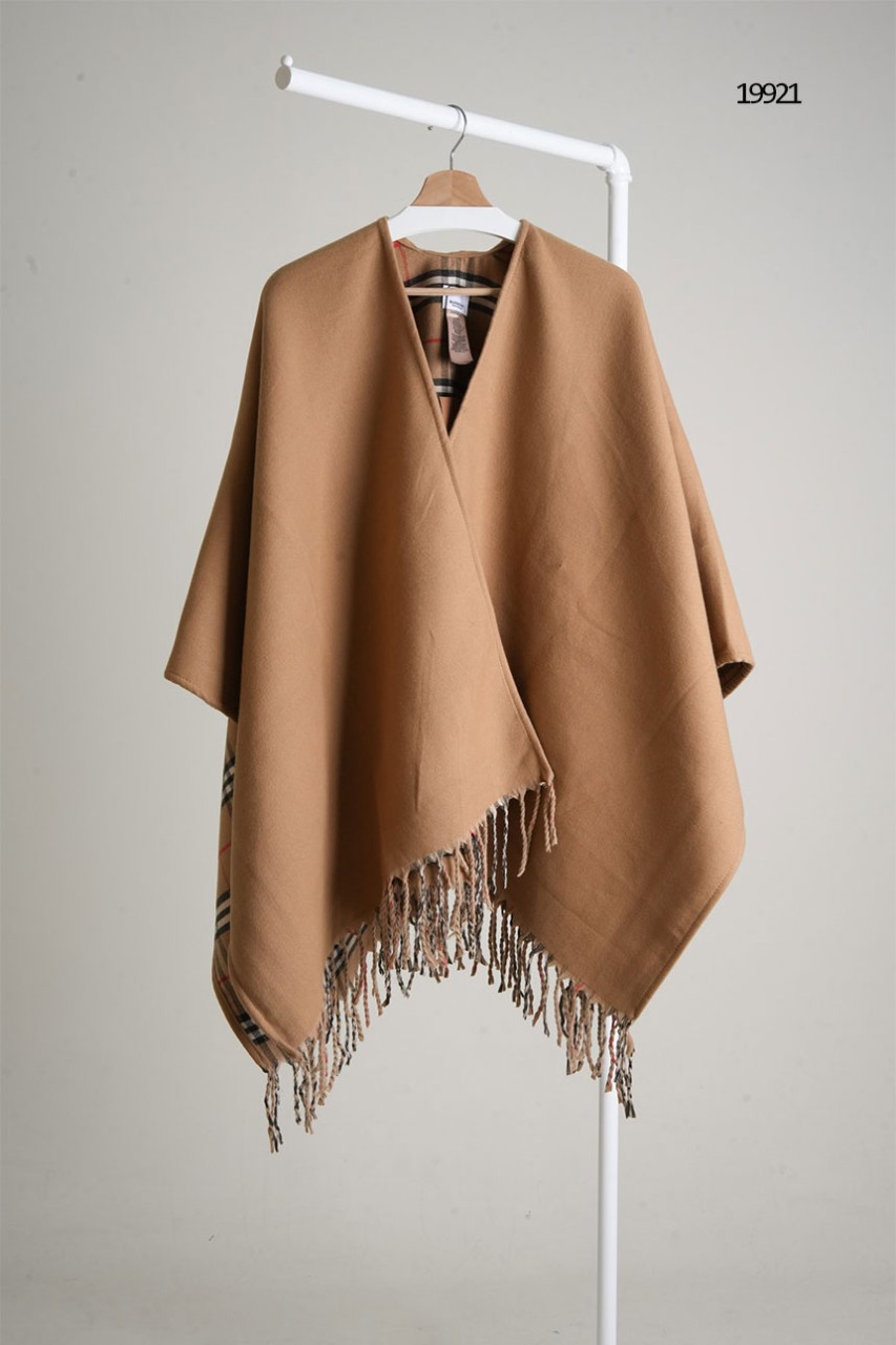 🔆 [BURBERRY] 버버리 여성 클래식체크 캐시미어 케이프 베이지 🔆