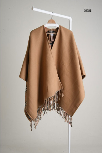 🔆 [BURBERRY] 버버리 여성 클래식체크 캐시미어 케이프 베이지 🔆