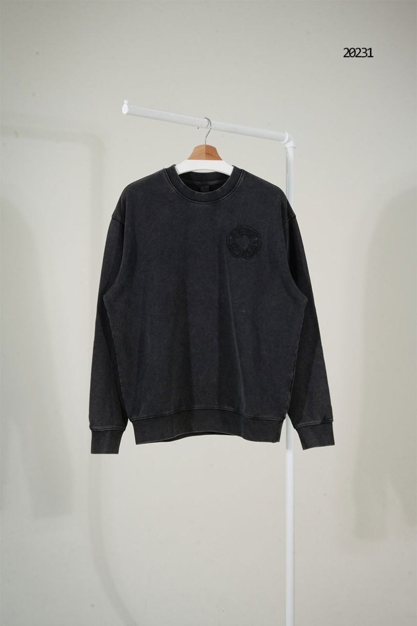 🔆 [Chrome Hearts] 크롬하츠 홀스슈 파츠패치 피그먼트 맨투맨 🔆