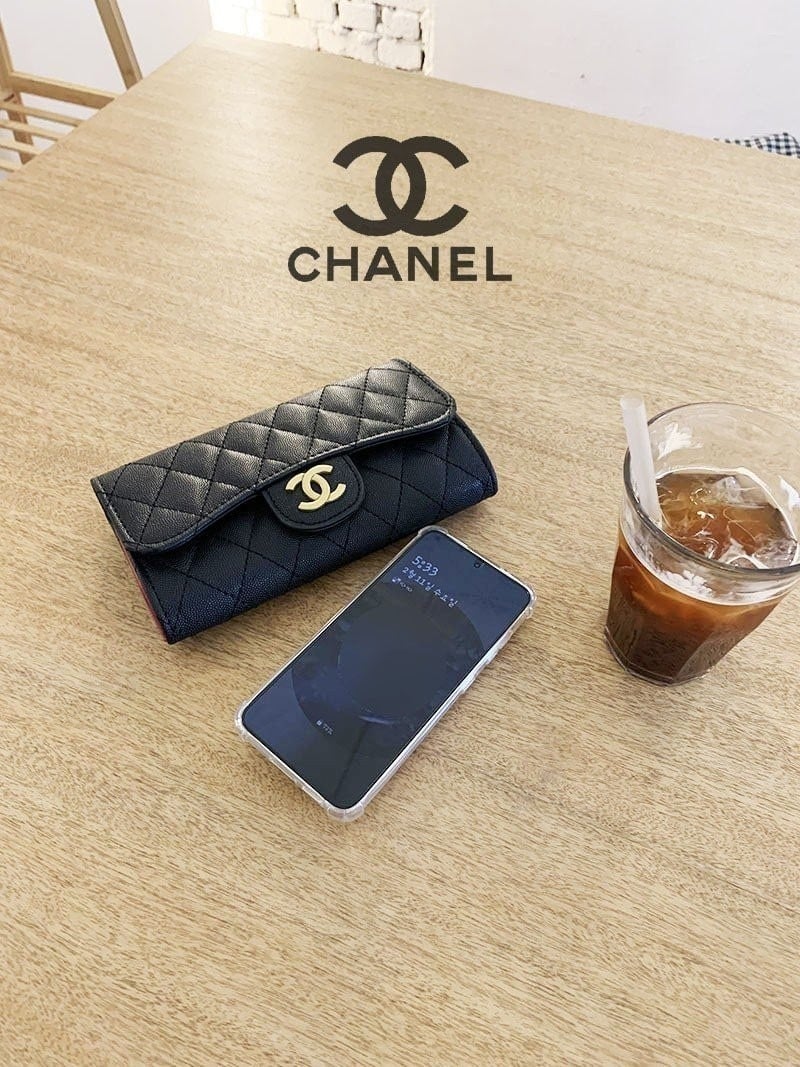 (AA)샤* CC (WOC) 캐비어 클래식 체인 폰홀더지갑