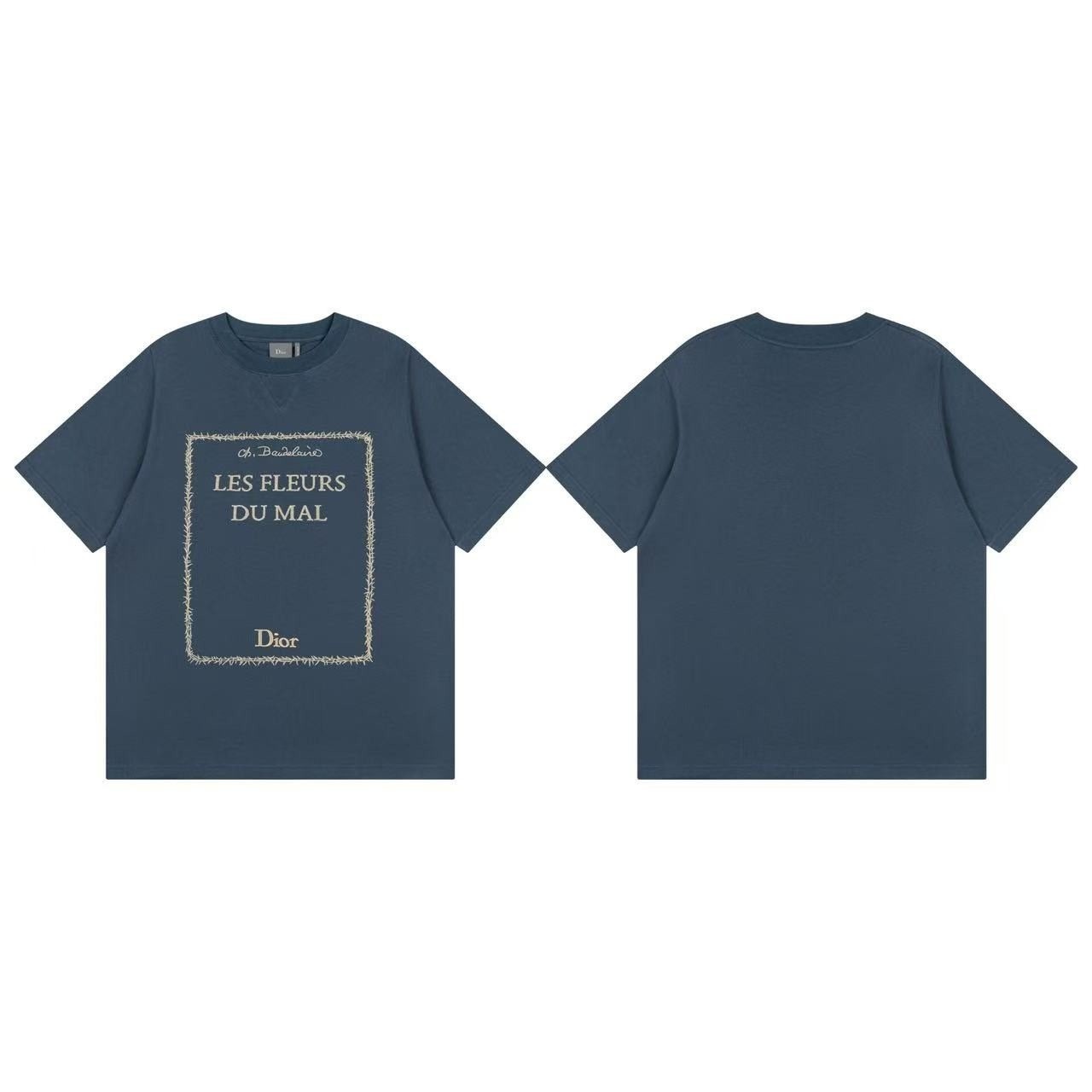 #반팔상의 2026 디*올 8876 북 커버 자수 티셔츠 입고 (pri 383321)