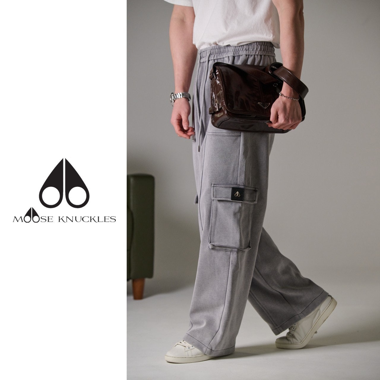 #팬츠 피그먼트 워싱 와이드 카고팬츠 트레이닝 하의 (dmd 703300)