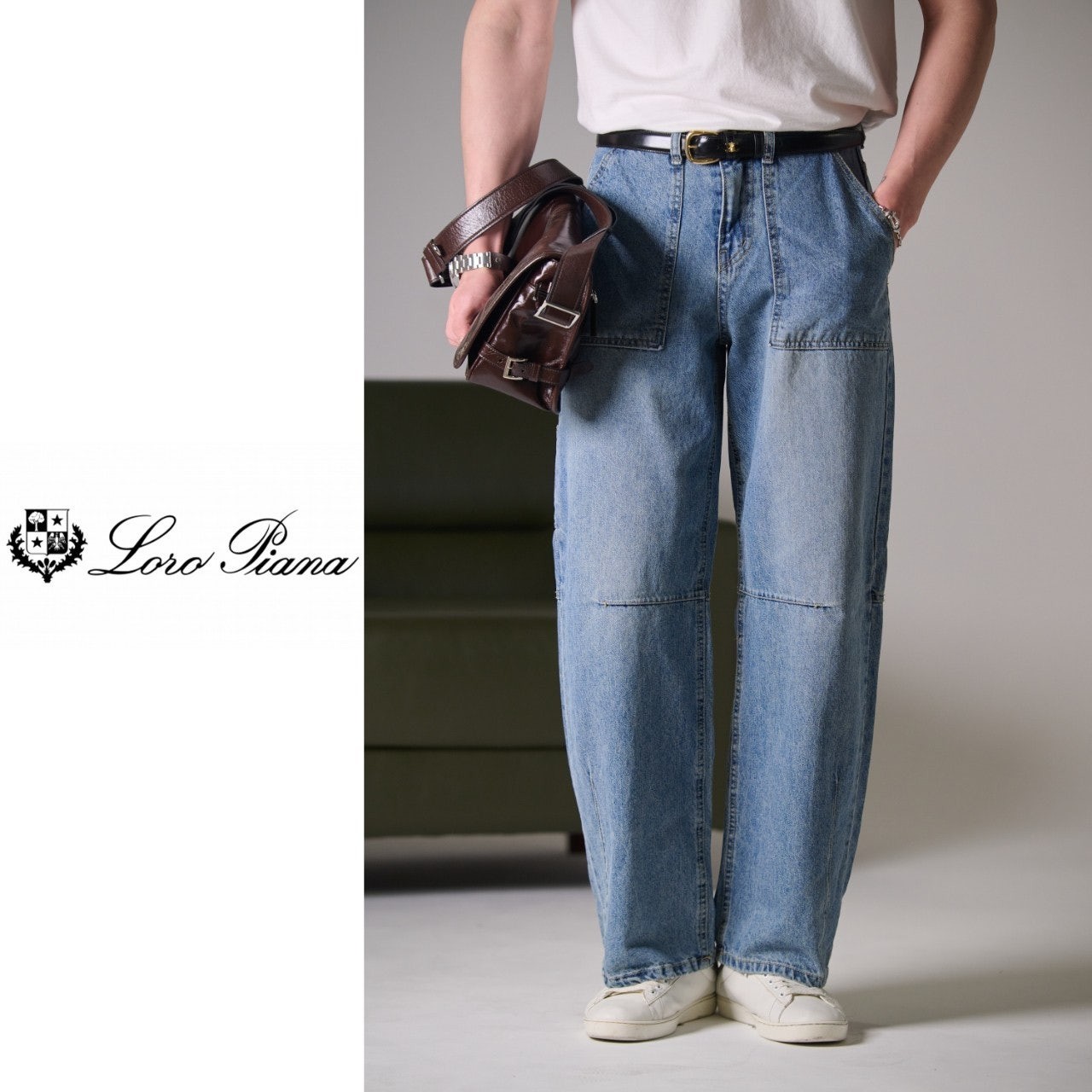 #청바지 더디테일 시그니처 데님바지 (dmd 475822)