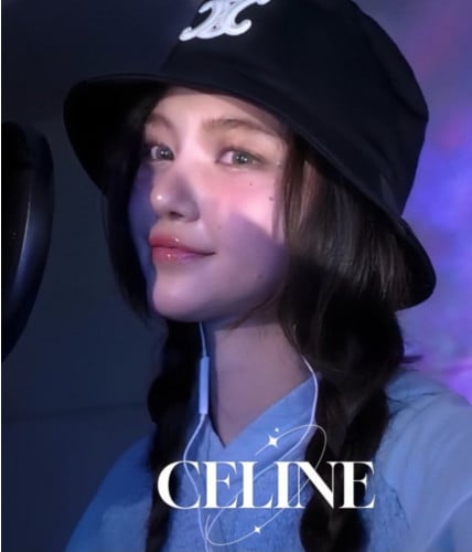 셀VV 트리옹프 아플리케 버킷햇 ✔수입