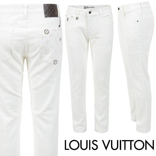 💕 루* 모노 자수 화이트 슬림 일자진