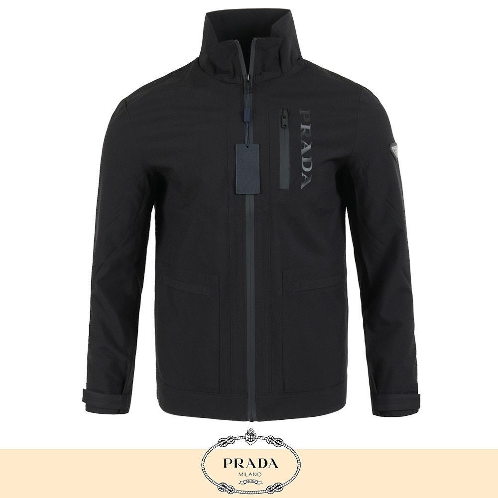 💕 프** 클래식 레터링 윈드 블루종