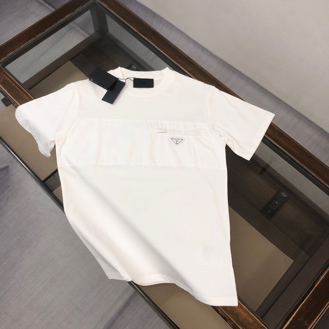 💕 프** 삼각로고 라운드 티셔츠