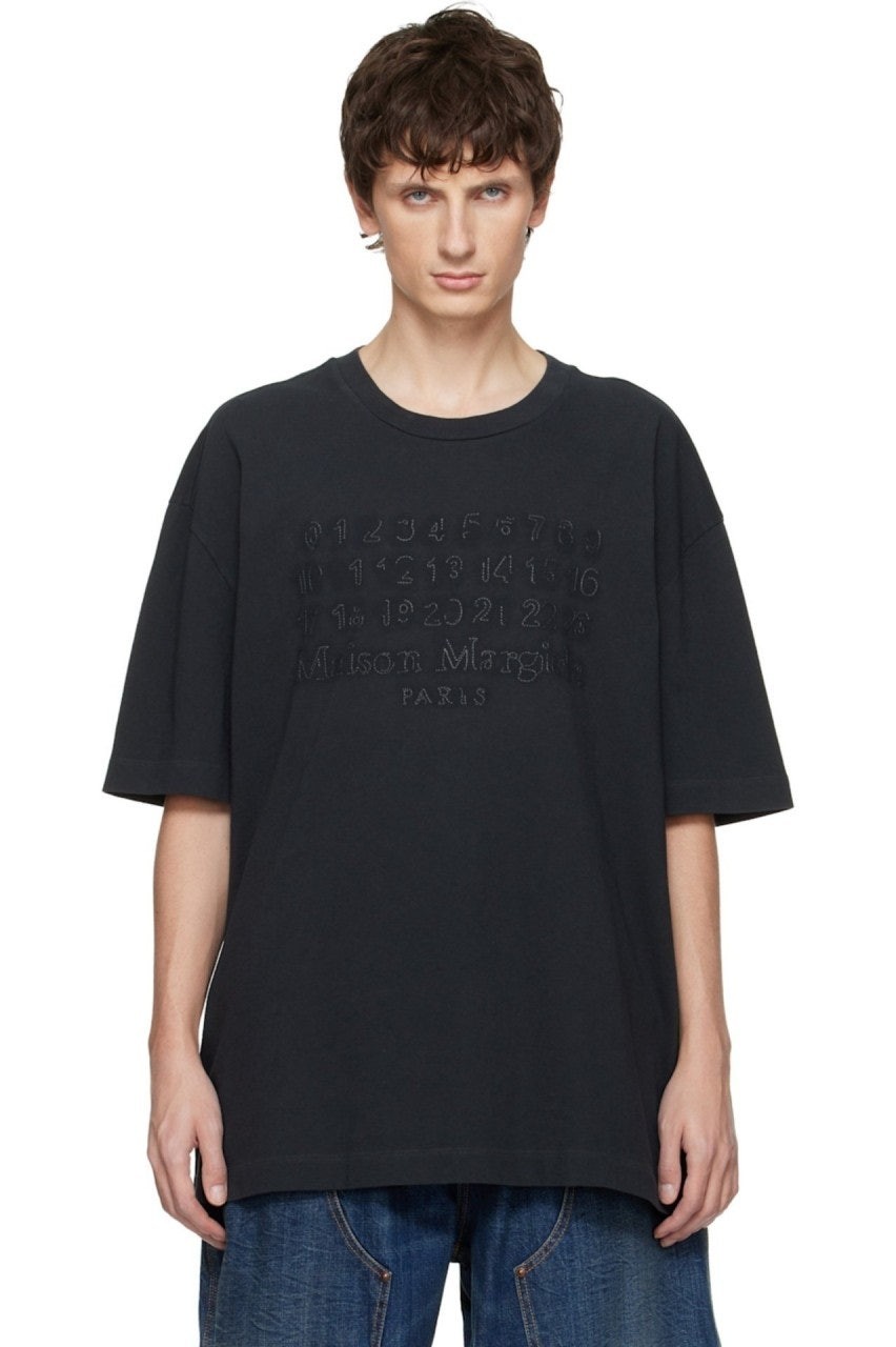 💕 메* 마르지엘라 넘버 자수로고 티셔츠