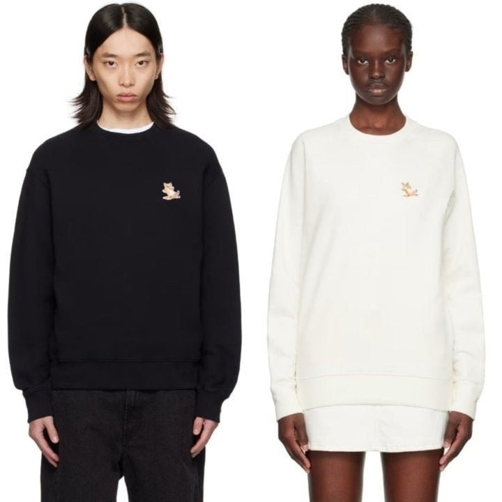 💕 메* 키츠네 칠랙스 레귤러 맨투맨(남여공용)