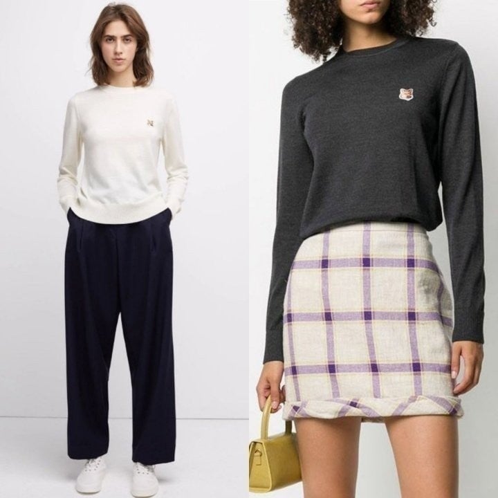 💕 메* 키츠네 폭스헤드 라운드니트 (여성)