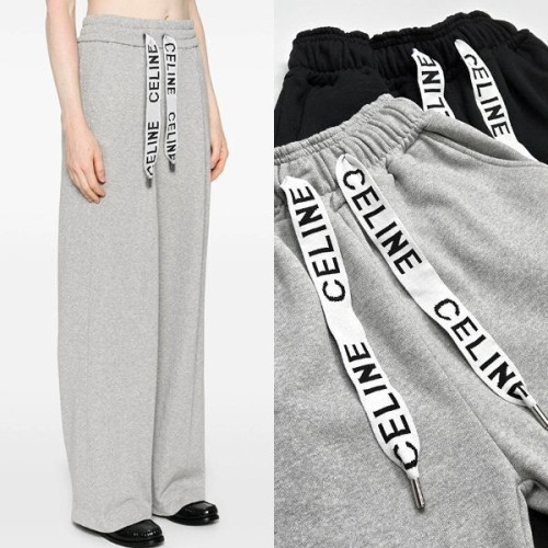 💕 셀** 스트링로고 와이드팬츠