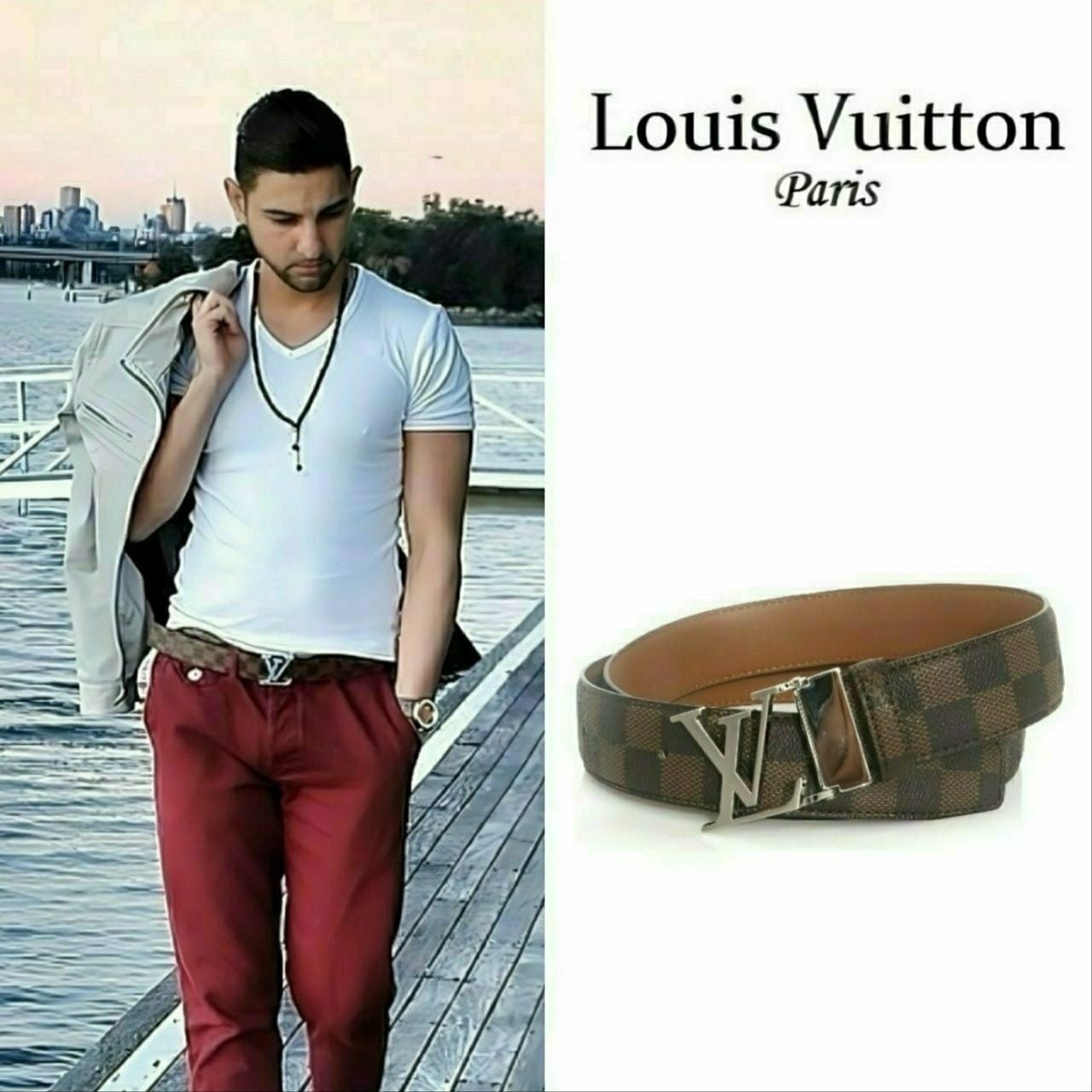 💕 루* 다미에실버장식 벨트