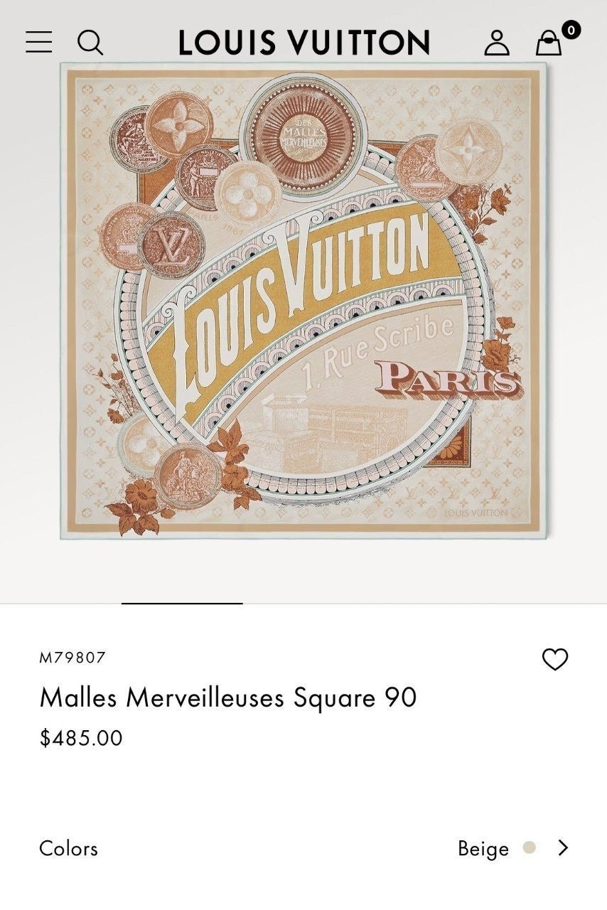 💕 루* 이니셜 오렌지스카프