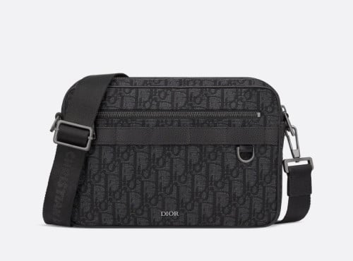 💕 디* 사파리 맥시 메신저 백 ㅡ블랙 Dior Oblique 자카드 ❤️풀박스❤️