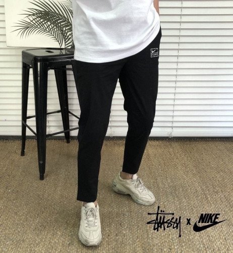 💕 나** X 스** 린넨 워시드 플리스 밴딩팬츠