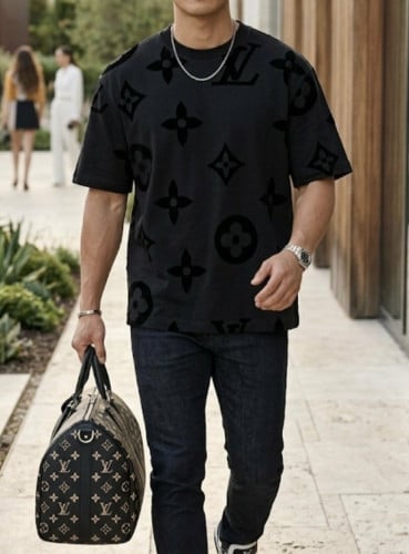 💕 루* 빅모노그램 전판로고 티셔츠