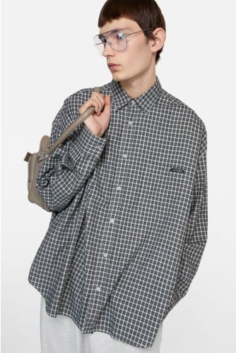 💕 아**스튜디오 플란넬 버튼업 셔츠