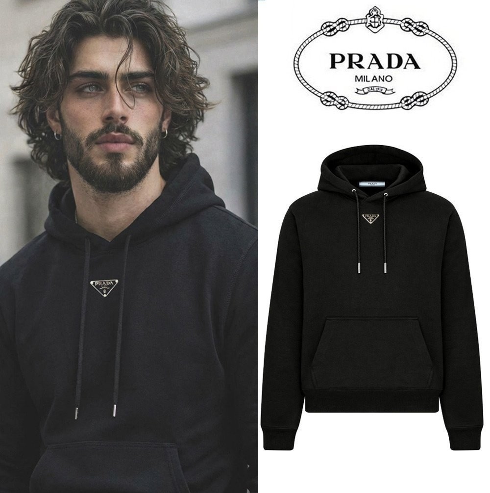 ➖▪️P*A*A NECK Triangle HOOD T-SHIRT ◾➖