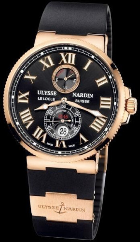율리스 나르덴 마린 로즈골드 로마 블랙다이얼