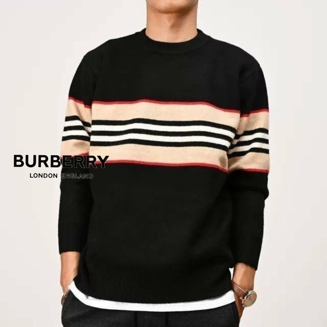 버 옴므 BB 라인 니트 1016