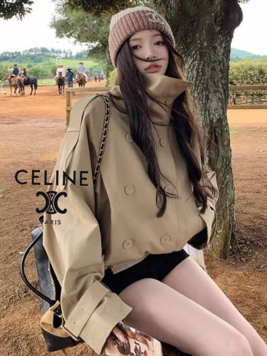 셀 빅 카라 트렌치 점퍼 1533