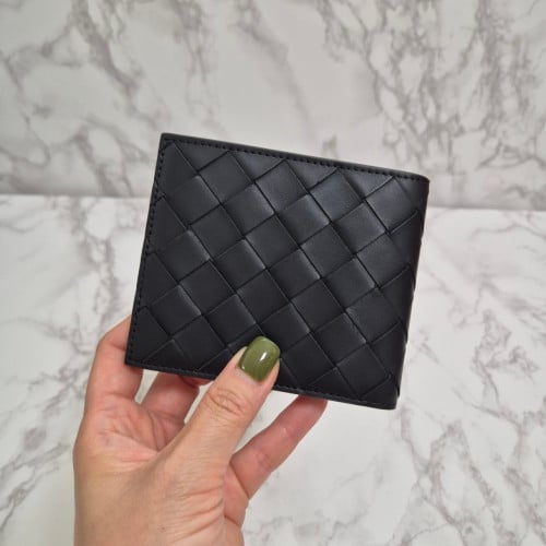 #인트레치아토남성투톤반지갑 (블랙+그린/프리미엄급)