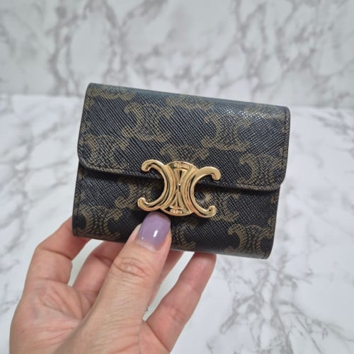 #트리오페동전컴팩트지갑 (탄/최상급)