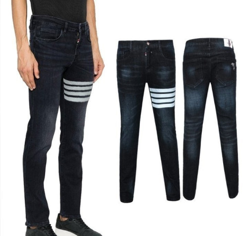 톰 돌핀 사선 워싱 청바지 107