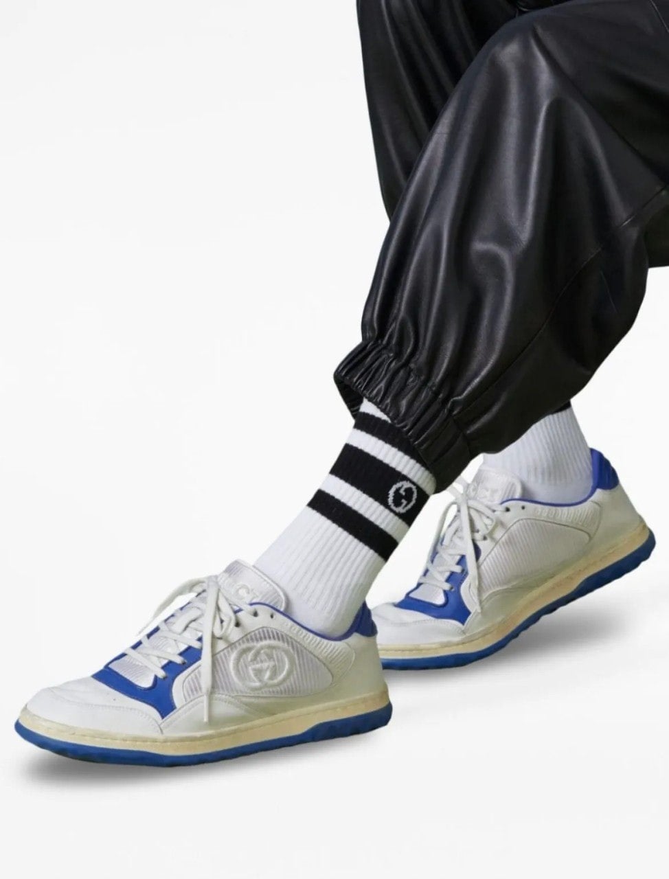 구V 맥80 스니커즈 오프 화이트 블루