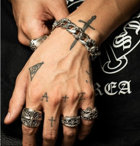 크VVV 크로스 ID 클래식 팔찌