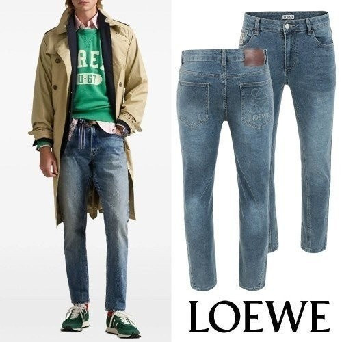 💕 로** 레터링 아나그램 스팟페인트 데님