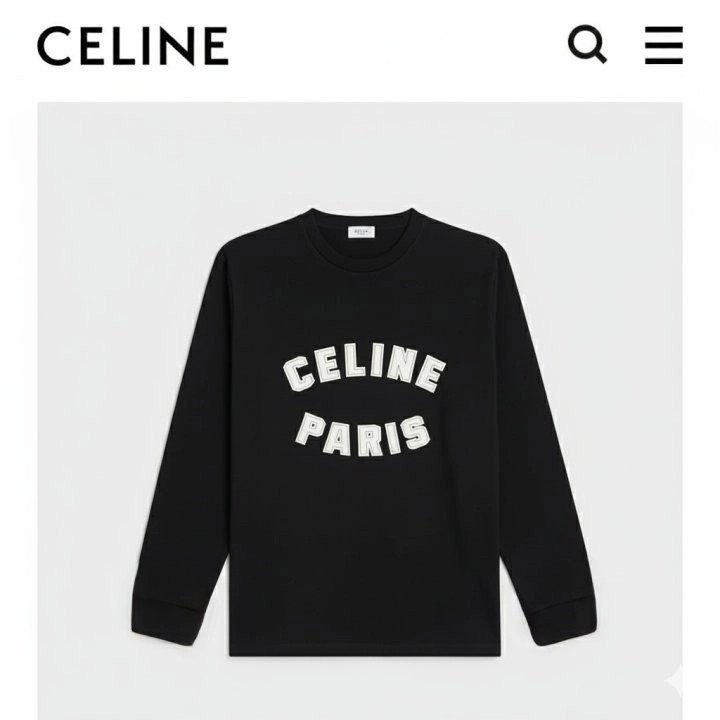 💕 셀** 파리스 로고 긴팔 티셔츠