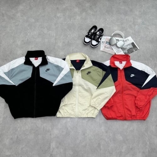 💕 나** 로고 웨어스포츠 배색 집업