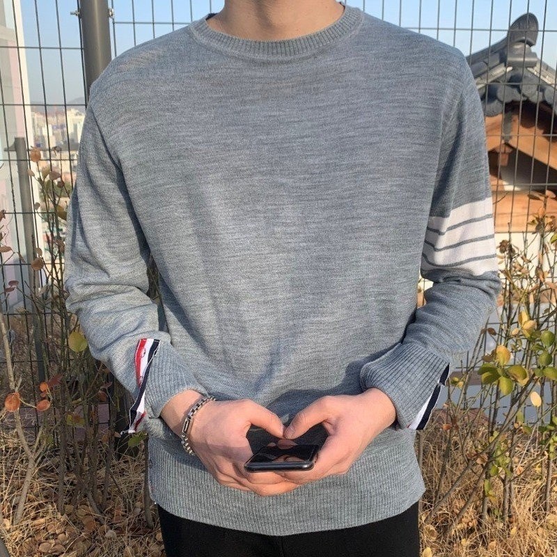 💕 톰* 사선완장 니트