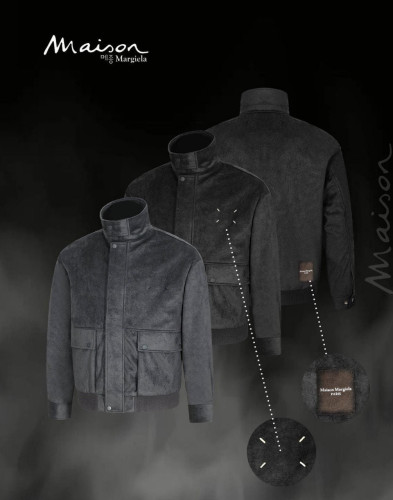 💕 메* 마르지엘라 로고패치 스웨이드 집업