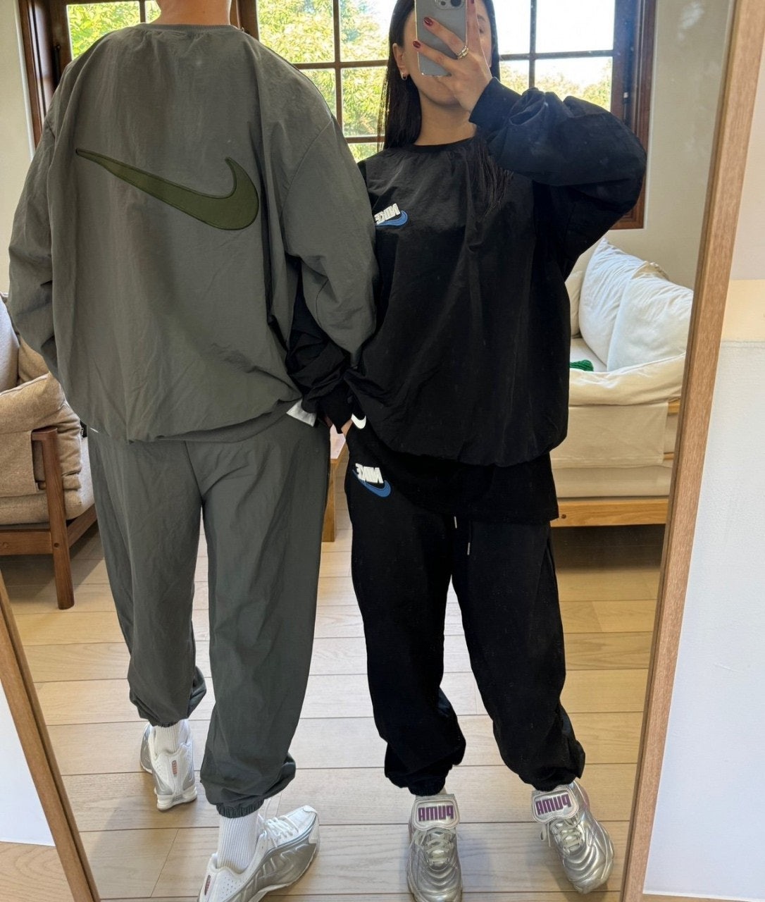 피스 나일론맨투맨셋업 NK-3523