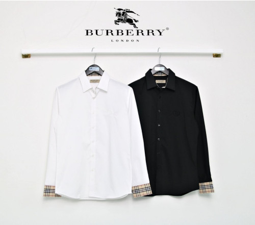 포인트체크 원형로고 자수 셔츠 BB-3517