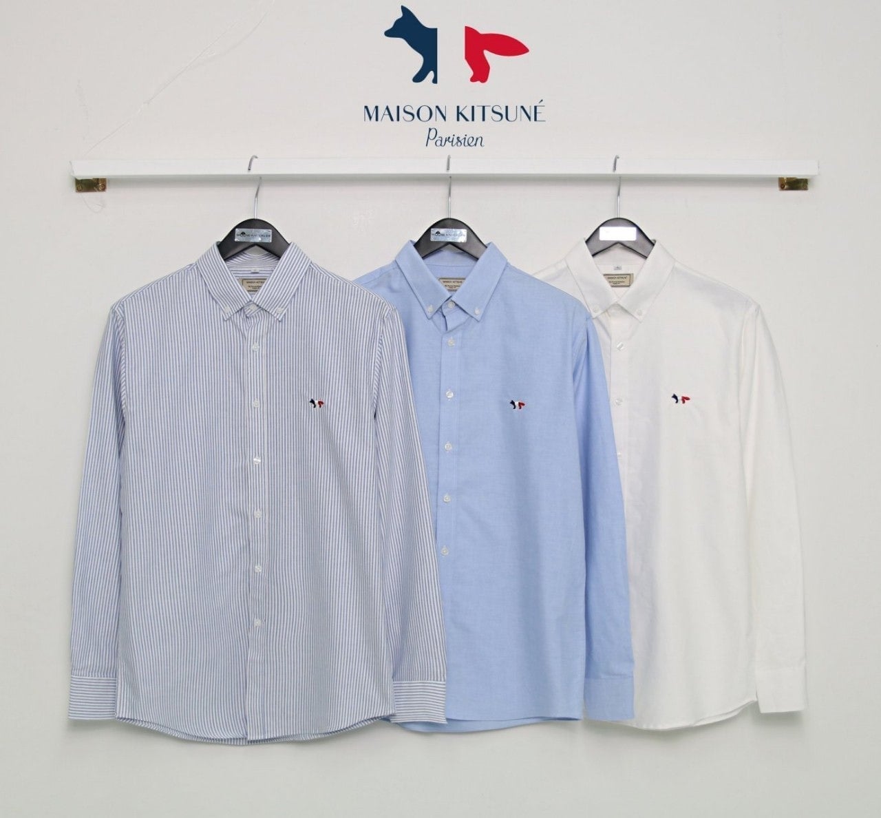 삼색폭스 옥스포드 셔츠 MK-609