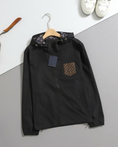 *빅사이즈 추가* 모노그램 후드 윈드브레이커 LOU-2658