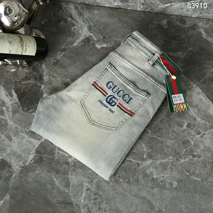 삼선포인트 데님 팬츠 GU-3271