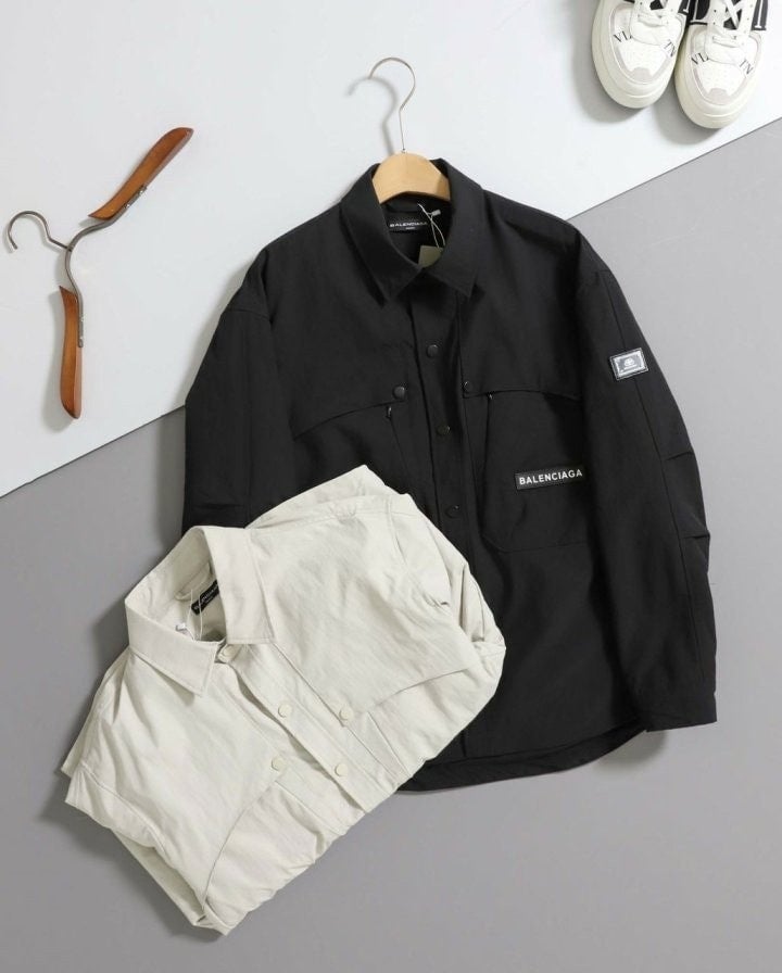 *빅사이즈 추가* 스냅 버튼 셔켓 BC-3478