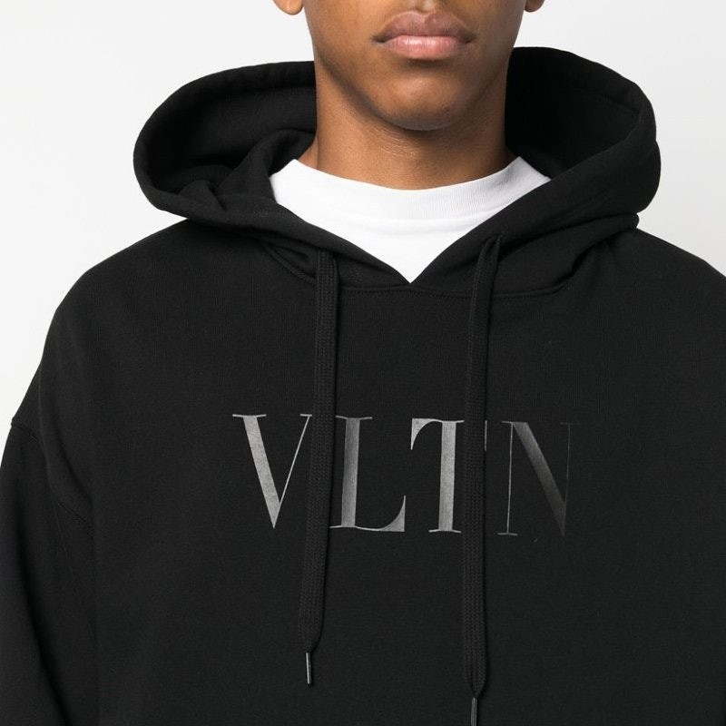 블랙로고 후드 VAL-856